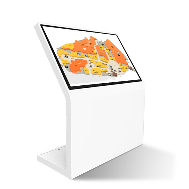 Self Service Information Kiosk 32 43 55 Inch L Shaped Touch Screen for Mall Bank Touch Screen Digital Signage Interactive Kiosk