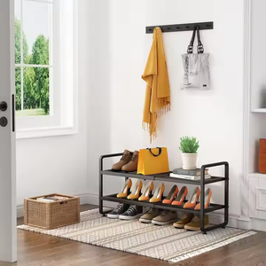 Giày <span class=keywords><strong>rack</strong></span>-mở rộng Giày tổ chức cho tủ quần áo, có thể điều chỉnh kim loại giày kệ lưu trữ - Product Image 5