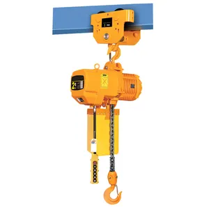 Hot Koop 1 T 3 Ton Elektrische Takel Kraan Voor Fabrieken Magazijnen Gebouwen Cargo Lifting Lift Overhead Garage Lier Keten hoist