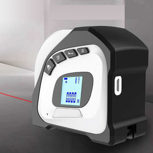 LCD Laser băng 5 m thép Băng bán buôn 2 trong 1 40 m + carbon thép màu vàng nhựa thép không thấm nước đo băng 5 m màu xanh lá cây 2 cái - Product Image 3