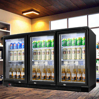 Mini réfrigérateur à porte vitrée commerciale pour boissons