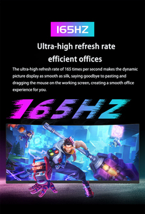 Không Khung 34 Inch 2.5K Độ Phân Giải 120Hz 144Hz 165Hz Freesync Màn Hình Máy Tính PC LED Màn Hình Cong Chơi Game Màn Hình - Product Image 3