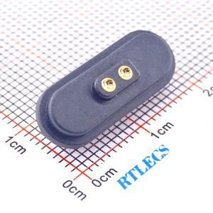 Pogo Vergoldeter Hochleistungs-PCB-Lötanschluss Federkontakt Stecker Buchse Kupfer Magnetischer Verbinder 2-polig - Product Image 6