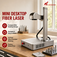 Marqueur laser à fibre de bureau miniature CKMACHINE MFP-20M MFP-25M pour le marquage et la gravure sur métal, acier inoxydable et briquets Zippo