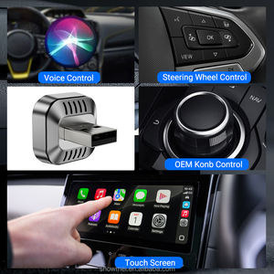 Adaptador Inalámbrico CarPlay 2 en 1, Mini Adaptador USB Universal Portátil, Caja AI, Adaptador Inalámbrico CarPlay para Automóvil Android/iPhone - Product Image 6