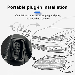 Lámpara de cabeza de estilo de coche para Vw <span class=keywords><strong>Golf</strong></span> 7, lente de proyector de <span class=keywords><strong>faro</strong></span> Led 2013-2020, faros delanteros <span class=keywords><strong>Golf</strong></span> 7,5 Mk7 Mk7.5 Tsi Gti Drl automotriz - Product Image 5