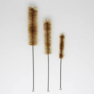 Brosse de nettoyage Sniper Hand Lab pour tubes à essai, en acier inoxydable, avec poils de porc, grande, moyenne, petite, pour verrerie - Product Image 4