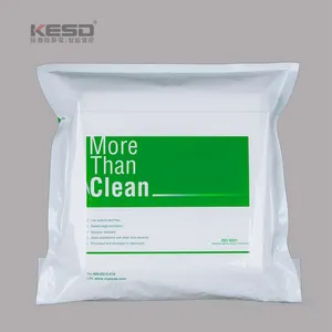 Lint free wipes 9inch 230gsm class100 Microfiber Cleaning Cloth Cleanroom Wiper For Lcd Semiconductor