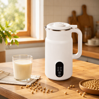 Nouvel arrivage : Mixeur-hachoir intelligent pour aliments végétaux 600W, haute vitesse, pour lait de soja, faible bruit, sans BPA, en acier inoxydable, 5+ vitesses