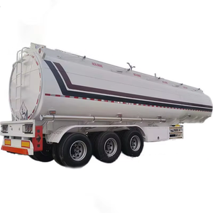 Semi-remorque citerne à carburant diesel, essence, huile, 3 essieux, 42000-45000 litres, acier au carbone, 50000 litres - Product Image 1