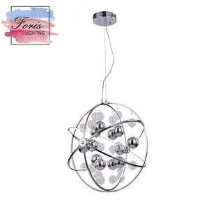 OEM bubble drop new design vertigo fixtures chandeliers hanging lumiere led silicone kitchen pendant light