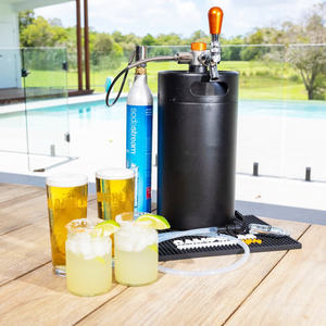 ポータブル 真空断熱 ステンレス鋼 ミニ樽 ビールサーバー 2L/3.6L/5L CO2システム付き 家庭用・業務用 - Product Image 6