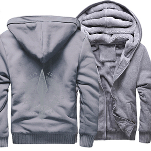 Veste à capuche en polaire épaisse pour homme Fitspi Vikings <span class=keywords><strong>Legend</strong></span>, veste zippée d'hiver, sweat-shirt à capuche, vêtements d'extérieur - Product Image 5