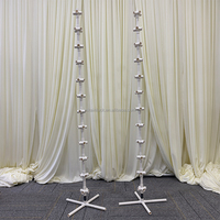 Arche de ballons gonflables automatiques NIKA pour décoration de fête, toile de fond de mariage et d'anniversaire, support d'arche de ballons