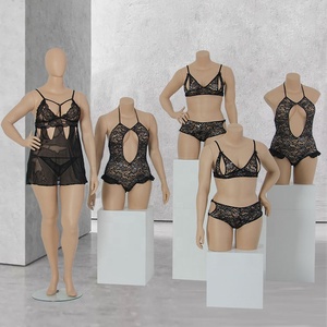 XINJI Cộng Với Kích Thước Toàn Thân Đồ Lót Ma-nơ-canh Phụ Nữ Chất Béo Giả Mô Hình Trên Nửa Cơ Thể Sexy Sợi Thủy Tinh Màu Da Nữ Ma Nơ Canh - Product Image 2