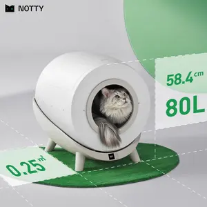 NOTTY 80L Automatic Cat Litter Boxes Self-cleaning Large Smart Toilet For Cats Accessories