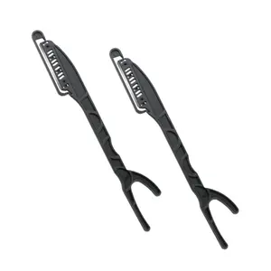 D120 Plastic high quality single blade close shaving disposable barber razor