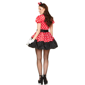ODM Mujeres Fiesta Carnaval Rendimiento Cosplay Disfraz Venta al por mayor Miss Mouse Vestido XS a 2XL Anime Inspirado Traje familiar - Product Image 3