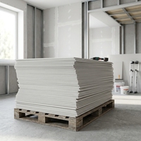 Prix bas, plaque de plâtre imperméable de taille standard pour la construction intérieure