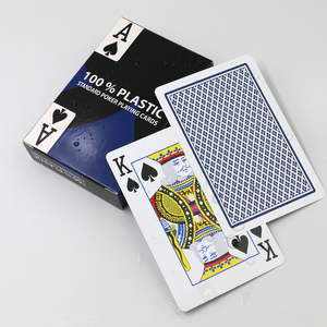 Cartas de Póker Personalizadas con Logotipo, Impresión Personalizada, Resistentes al Agua, de Plástico, Tamaño Estándar, Reverso Azul, Acabado Brillante y Duradero - Product Image 4