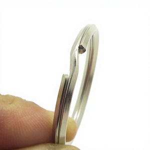 YIWANG Metal 1.5x25MM Silver Split Key <b>Ring</b> DIY Round <b>Keyring</b> for Key Chain - Product Image 4