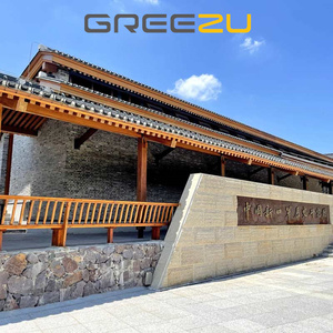 Arco de madera de bambú, cabina prefabricada, viga de bambú Glulam, materiales de casa prefabricada, marco de techo de casa Modular, madera de bambú, timbe desmontable - Product Image 5