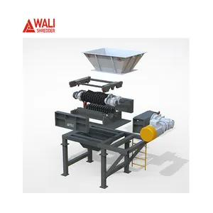 Industrie-Schrott Metall Doppelwellen-Schreddermaschine Metall-Schredder Reifen-Schredder Kunststoff-Schredder