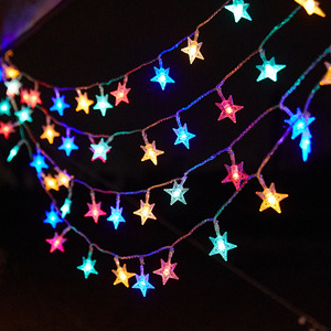 Guirnalda de Luces de Cristal con Pilas, Luces Decorativas con Control Remoto y Temporizador para Dormitorio, Exteriores, Camping, Navidad, Blanco Cálido - Product Image 6