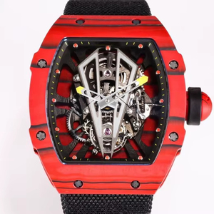Top Tier 27-03 Carbon Fiber Tourbillon Luxury Men's Automatic Mechanical Watch Sapphire <b>Mirror</b> Hollow Sports Watch - Product Image 1