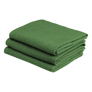 <b>Microfibre</b> windows and Other Household Cleaning Polishing Blue Waffle Weave Detailing Microfiber Car Glass Cleaning Towels - Product Image 3