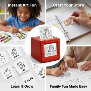 Mini-imprimante thermique intelligente IA portable sans encre pour étiquettes, affichage sans fil, impression d'autocollants pour la maison, le bureau et l'étude - Product Image 1