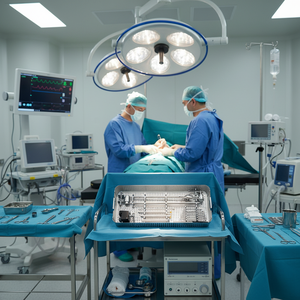 Système de fixation spinale orthopédique manuel Olif Peek Cage avec kit d'instruments, garantie d'un an, par Surgiright - Product Image 3