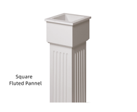Enveloppe de colonne en mousse PVC blanche traditionnelle, pilier en plastique noir pour la décoration de la maison, durable et écologique