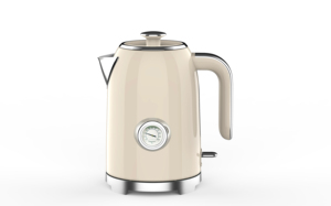 Ấm Đun Nước 1.7L Phong Cách Mới Với Nhiệt Kế Thiết Bị Nhà Bếp Ấm Đun Nước Điện Bằng Thép Không Gỉ Cổ Điển - Product Image 3