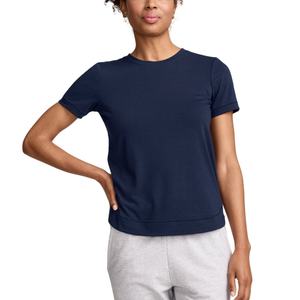 เสื้อยืดออกกำลังกายผู้หญิงมาใหม่ ผ้าฝ้าย 100% ถักลาย 3 มิติ ราคาถูก ขายส่งสำหรับฤดูร้อน - Product Image 5