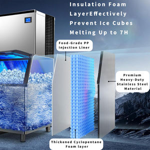 Agent de recrutement mondial Bokni Modèle 350B Machine à glace domestique Machine à glaçons industrielle Machine à glaçons pour eau du robinet - Product Image 2