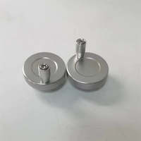 Volant moleté en alliage d'aluminium et acier inoxydable pour machine-outil, table coulissante, disque circulaire réticulé rotatif, mécanisme à manivelle