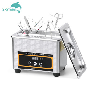 Skymen ODM Pulitore a Ultrasuoni da 0,8L per Utensili per Unghie, Piccolo Pulitore a Ultrasuoni per Gioielli, Testine di Stampanti 3D, Testine di Rasoi e Strumenti Metallici per la Bellezza - Product Image 1