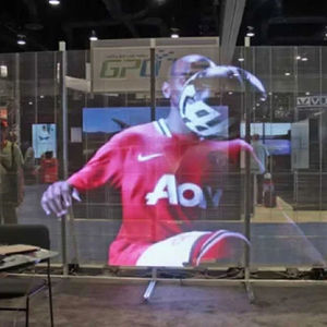 Pantalla LED Transparente Flexible a Todo Color para Ventanas, con SDK y Animación Funcional para Centros Comerciales - Product Image 5