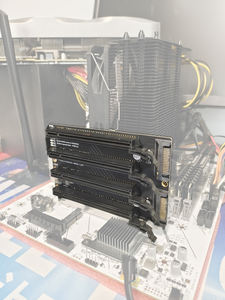 PCIe-Bifurcation x16 ถึง x4x4x4x4 การ์ดขยาย PCI-E PCI-Express 3.0 x16 1 ถึง 4 Gen3 การ์ดอะแดปเตอร์ <span class=keywords><strong>SATA</strong></span> พอร์ตแยกการ์ด - Product Image 4