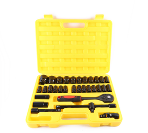 31Pcs 1/2 "<span class=keywords><strong>Dr</strong></span> Onboard Onderhoud Tools Doppenset Chroom Vanadium Spanner Set - Product Image 5