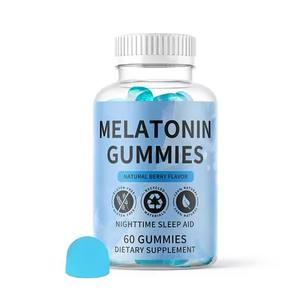 Gomitas de Melatonina de Alta Calidad OEM/ODM, Suplementos para Mejorar el Sueño y la Memoria, Relajantes, No Aptas para Mujeres Embarazadas - Product Image 1