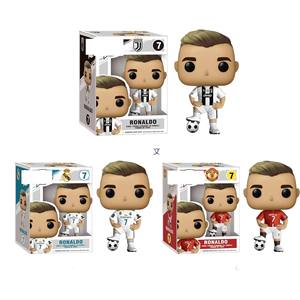 Figura de acción POP transfronteriza de 4 pulgadas, Cristiano Ronaldo, muñeco de PVC, <span class=keywords><strong>Messi</strong></span>, muñeco de PVC, duradero - Product Image 2