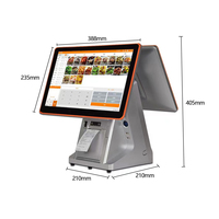 Sistema POS Táctil RUINAI RN-F8 para Windows/Android con Impresora, Pantalla Táctil Capacitiva, Wi-Fi 6 para Uso en Restaurantes y Tiendas