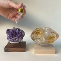 Diffuseur en pierre de lave Wabi-Sabi avec logo personnalisé pour les entreprises d'huiles essentielles