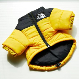 Chaqueta de Plumas Cálida de Invierno S-5XL con Forro Polar Estampado Reflectante para Mascotas, Abrigo Tipo Mameluco Cómodo de Alta Visibilidad para Gatos y Perros - Product Image 3