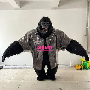 Maskottchen Kostüme benutzer definierte Größe aufblasbare Gorilla Kostüm für Erwachsene