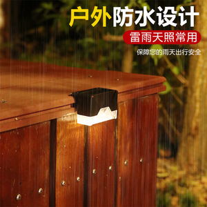 Solar Garden <b>Light</b> <b>Wall</b> Mount LED Outdoor Water Resistant Solar <b>Powered</b> 6V Mono Si <b>Battery</b> Included - Product Image 4