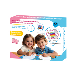 Educación Temprana Niños Creativos Reutilizables Juguetes de Dibujo de Agua Dibujos Animados Estilo Sirena Lienzo de Agua Mágico Con Pincel - Product Image 1