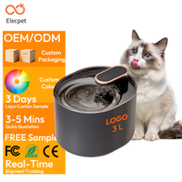 Fontaine à eau pour animaux de compagnie, accessoires pour chats, fontaine à circulation automatique avec filtration, distributeur d'eau silencieux pour chiens